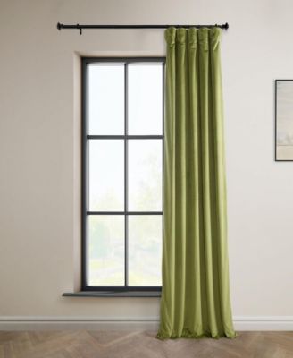 Heritage Plush Velvet Room Darkening Curtain