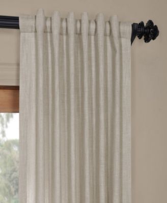 Heavy Faux Linen Curtain
