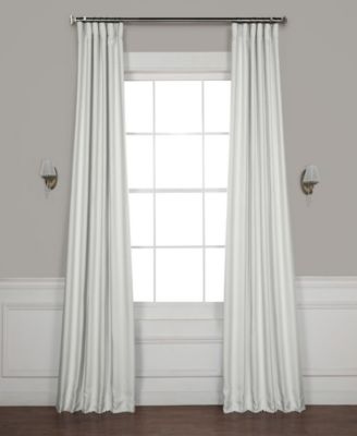 Faux Linen Room Darkening Curtains for Bedroom and Living Room Curtains (1 Panel)