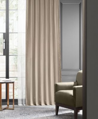 Faux Silk Taffeta Blackout Curtain