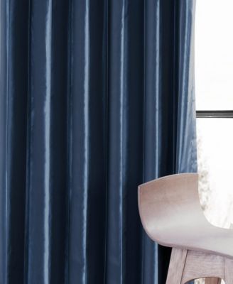Faux Silk Taffeta Blackout Curtain