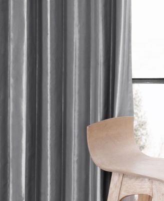Faux Silk Taffeta Blackout Curtain