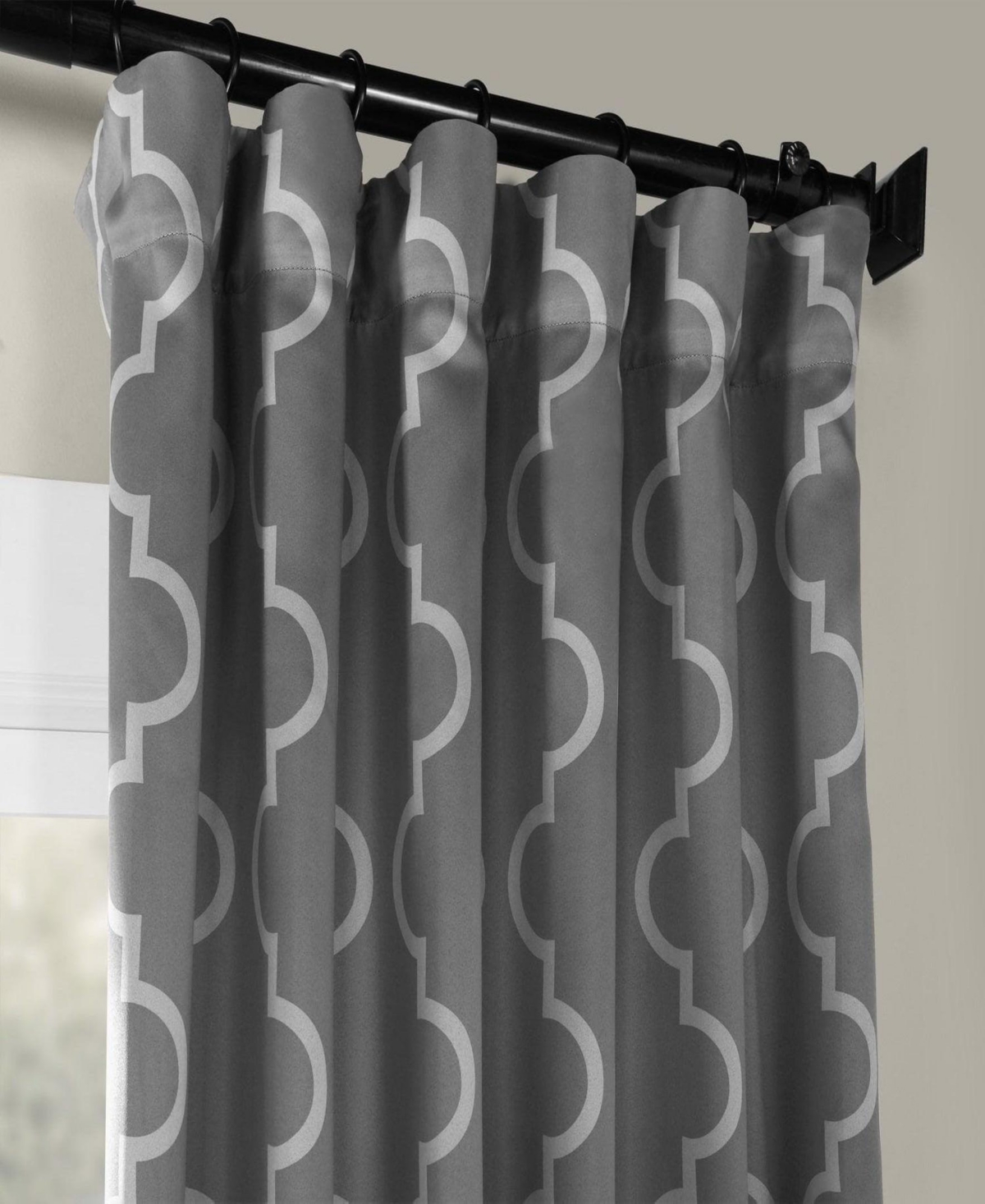 Half Price Drapes Seville Geometric Room Darkening Curtain