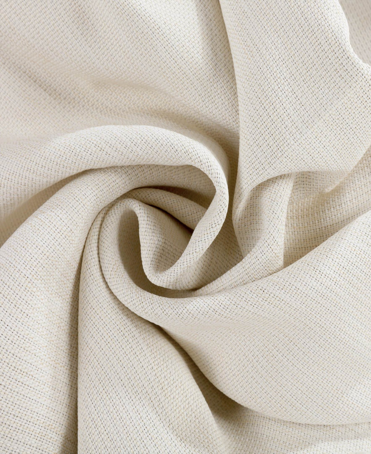 Half Price Drapes Oat Cream Textured Bellino Room Darkening Curtain In Cream