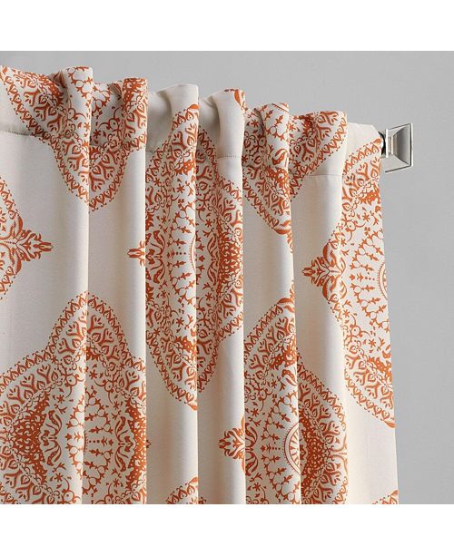 Exclusive Fabrics Furnishings Henna Blackout 50 X 63 Curtain
