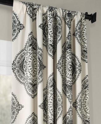 Henna Emblem Room Darkening Curtain
