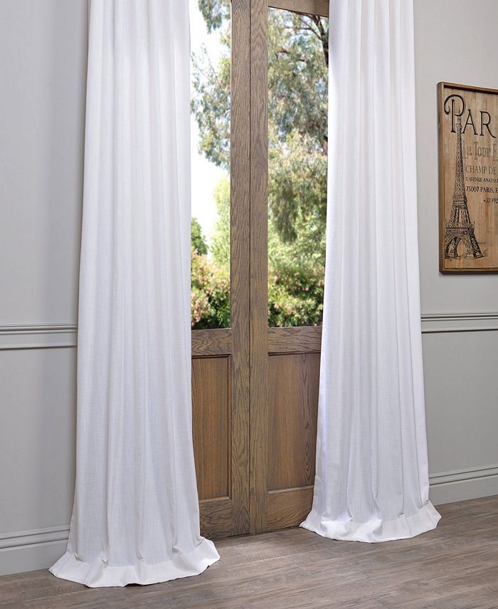 Exclusive Fabrics & Furnishings Heavy Curtain Panel, 50" x 120" Macy's