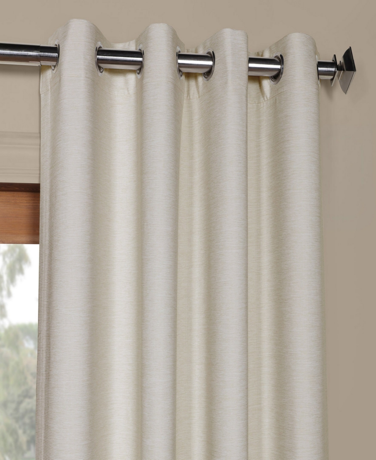 Half Price Drapes Grommet Textured Bellino Room Darkening Curtain