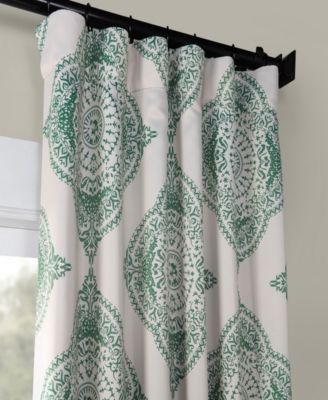 Henna Emblem Room Darkening Curtain