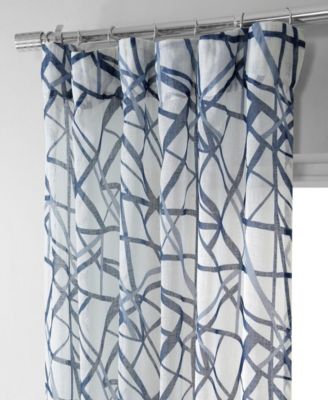 Abstract Printed Sheer Curtain