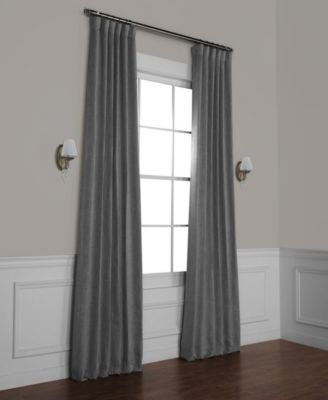 Exclusive Fabrics & Furnishings Blackout 50" X 108" Curtain Panel - Macy's