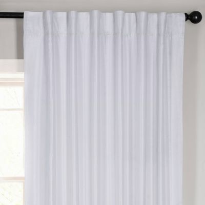 Vintage Textured Faux Dupioni Silk Blackout Curtain