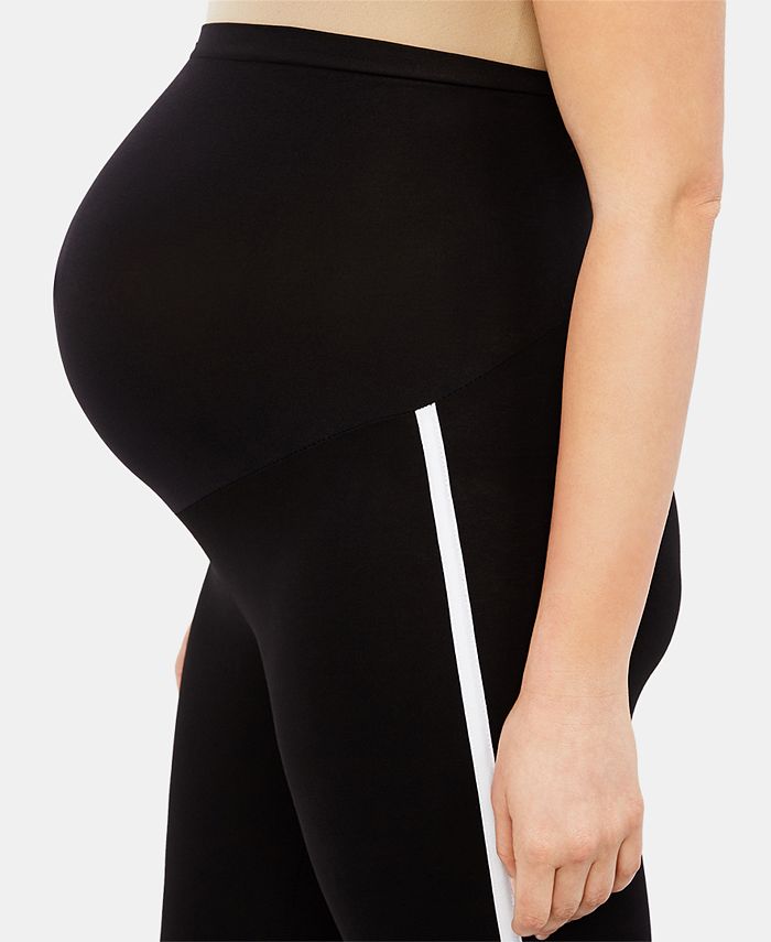 Motherhood Maternity Essential Stretch Secret Fit-Leggings Aderenti per la Pancia, Xs-3x, Disponibili in 1 2 Confezioni, Nero, L Donna