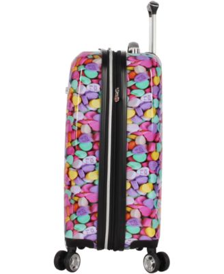 betsey johnson candy heart luggage