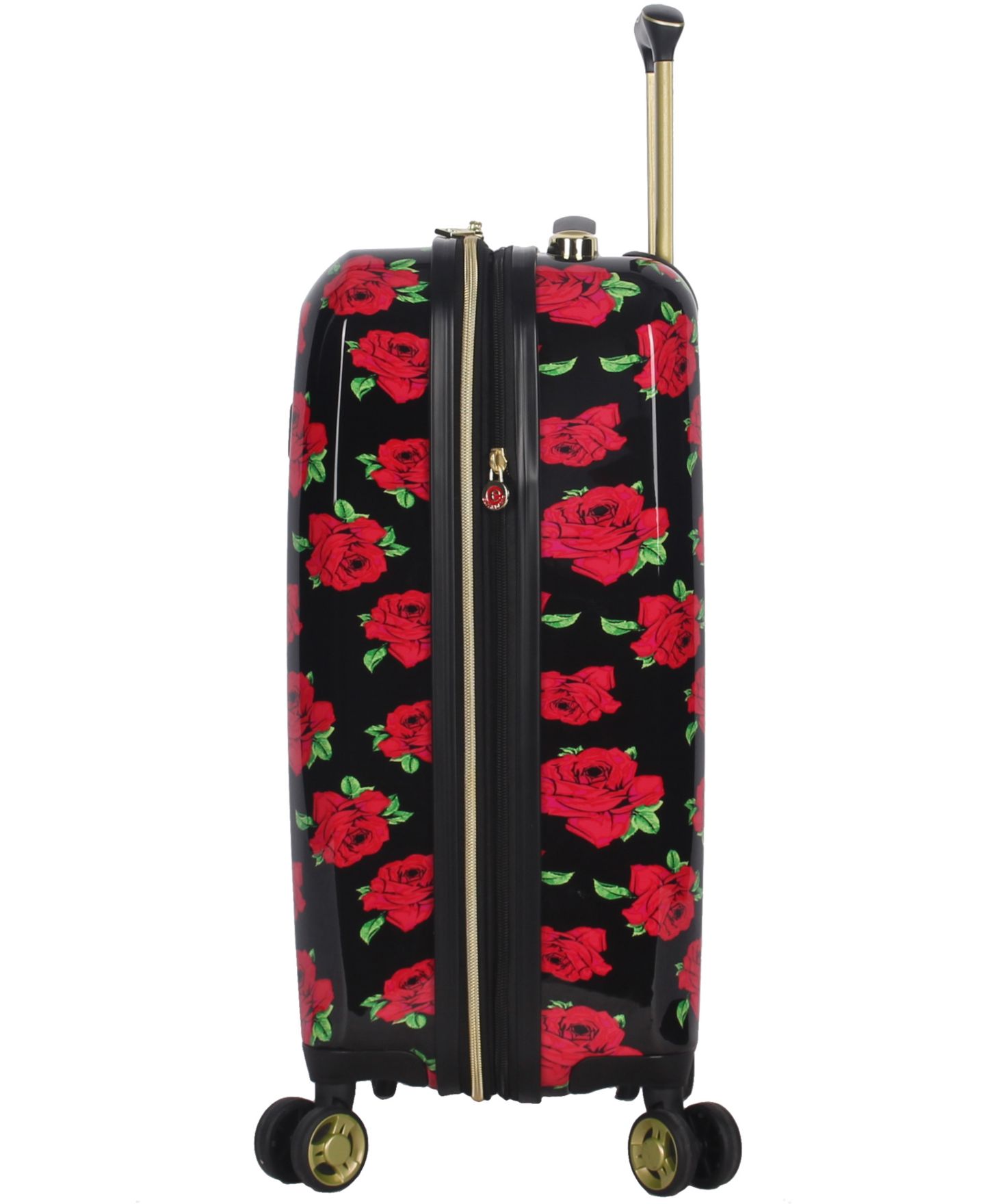 Чемодан Betsey Johnson Small Carry-on Spinner, цвет: Covered Roses — фото 3