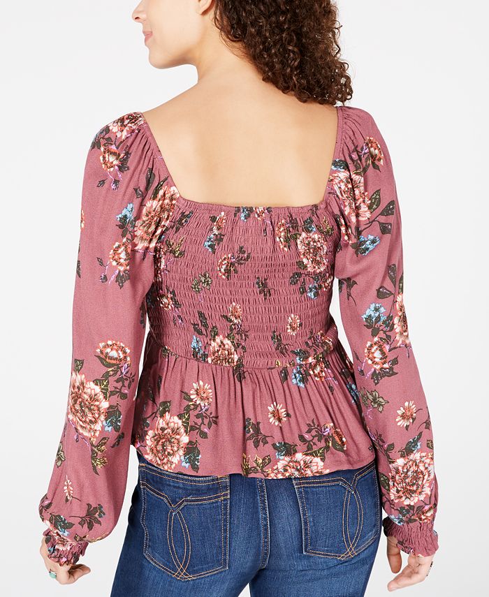 Monica | Square Neck Smocked Top