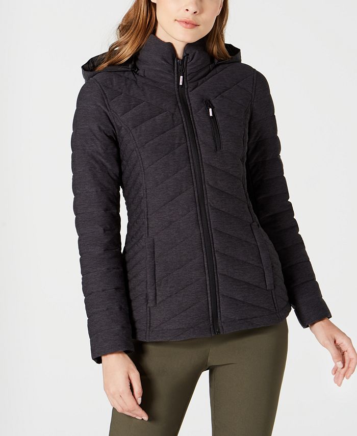 Nautica hooded packable sales puffer coat