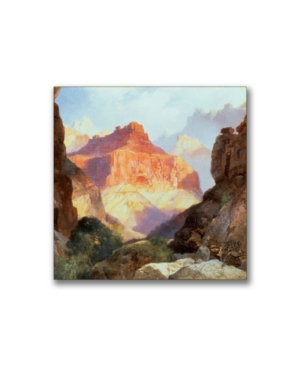 Trademark Global Thomas Moran 'under The Red Wall' Canvas Art In Multi