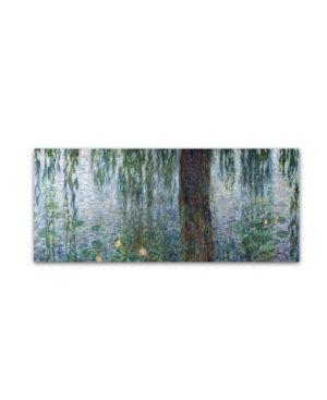 Trademark Global Claude Monet 'waterlilies Morning' Canvas Art In Multi