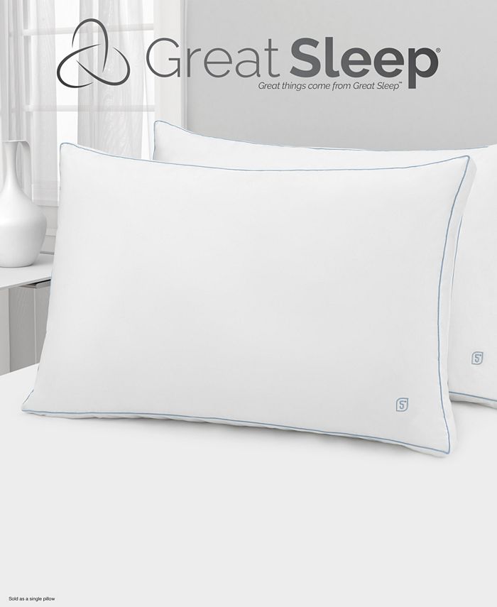 Great Sleep CLOSEOUT! 5 Degree Hydrocool 3" Standard/Queen Pillow Macy's