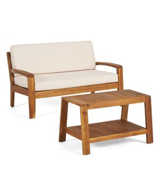 Noble House - Grenada Outdoor 2pc Seating Set, Quick Ship