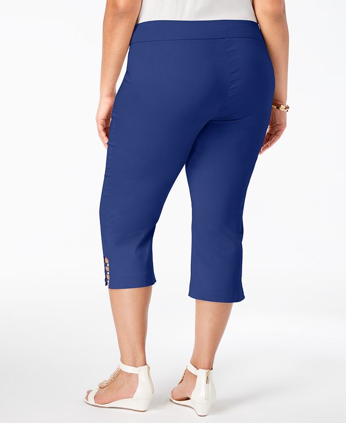 macys plus size capri pants