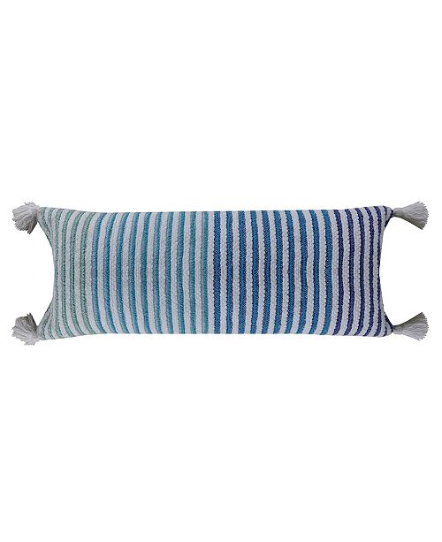 Chicos Home Decorative Throw Pillow 14 X 36 For Couch Handloom