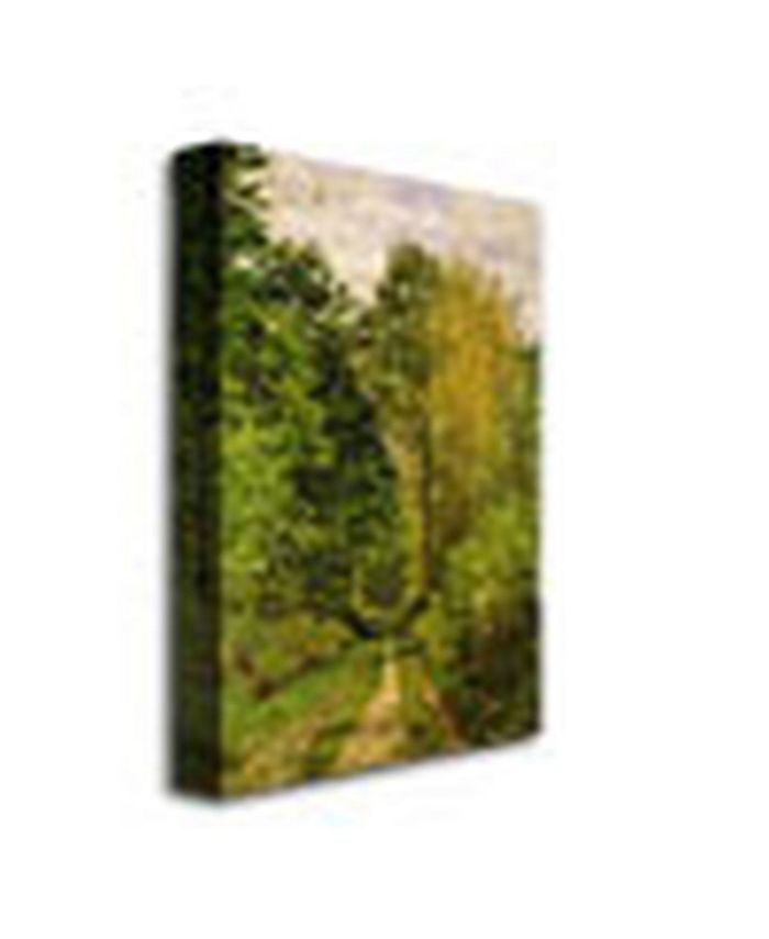 Trademark Global Claude Monet 'Wooded Path 1865' Canvas Art - 32