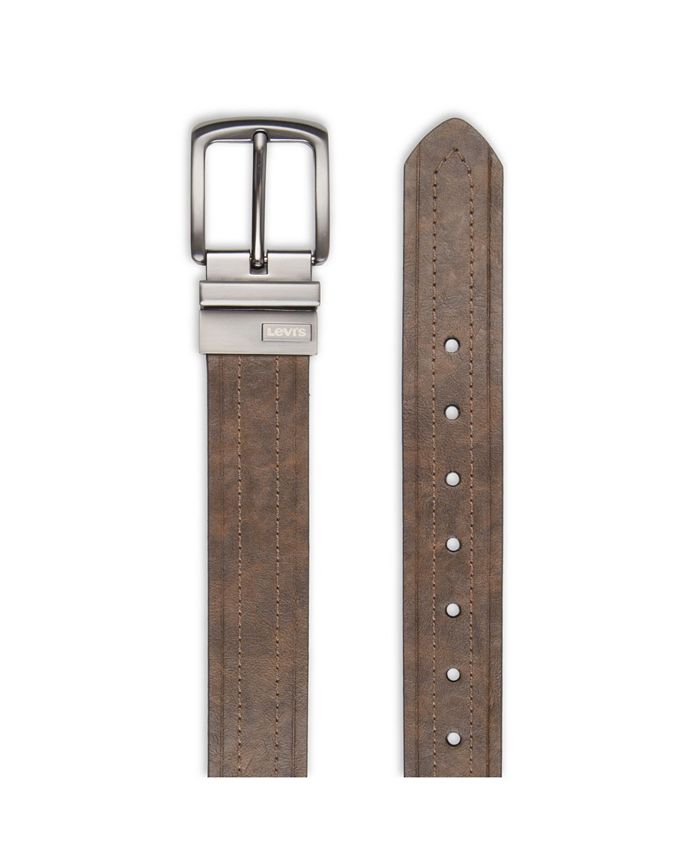 Levi's Reversible Casual Men's Belt with Embossed Strap - Macy's