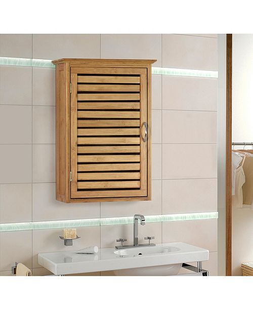 Gallerie Decor Bamboo Natural Spa Wall Cabinet Reviews