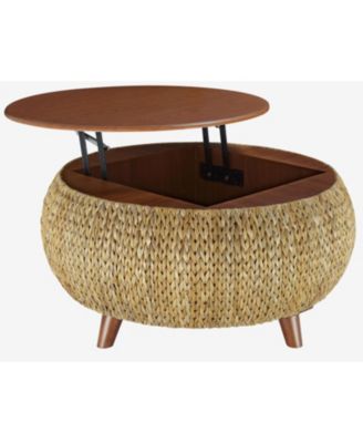 Gallerie Décor - Round Storage Table, Quick Ship