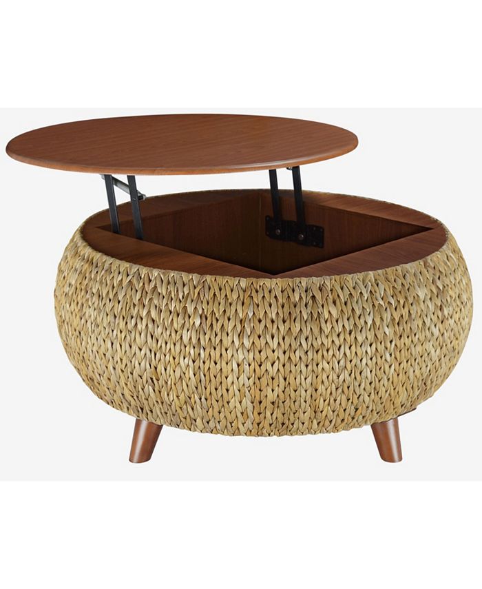 Gallerie decor bali breeze round storage table new arrivals