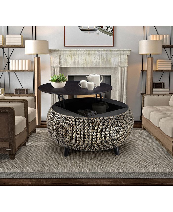 Gallerie Décor Bali Breeze Round Coffee Table & Reviews Furniture