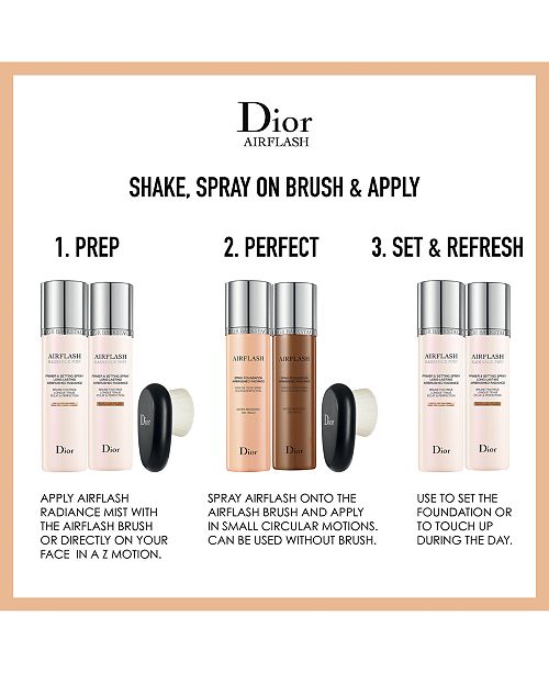 Dior Backstage Airflash Spray Foundation, 2.5 oz & Reviews Foundation