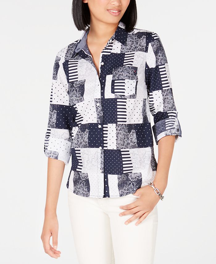 Macys cotton blouses 2025