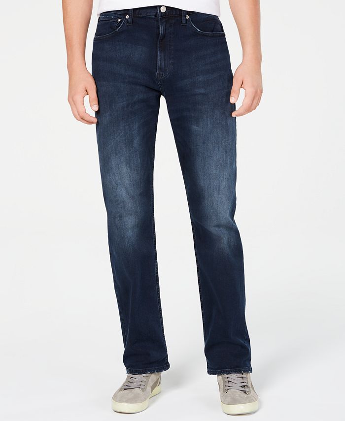 Stretch Straight-Fit Klein Jeans - Men\'s Calvin Macy\'s
