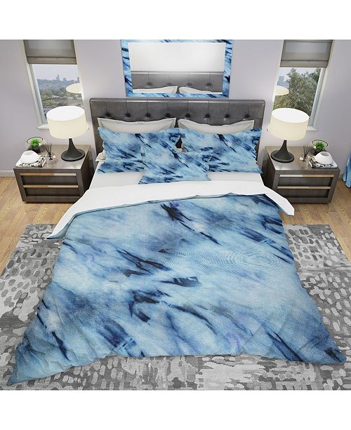 Design Art Designart Tie Dye Modern And Contemporary Duvet Cover