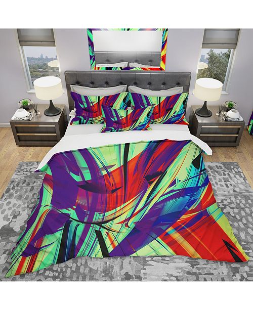 Design Art Designart Vinatge Lime Green Abstract Art Modern And