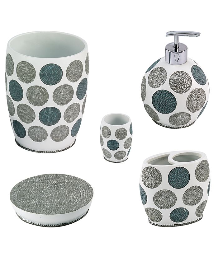 Avanti Dotted Circles 5Pc. Bath Accessory Set Macy's