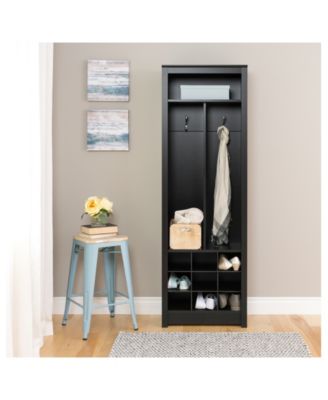 Prepac Space-Saving Entryway Organizer with Shoe Storage