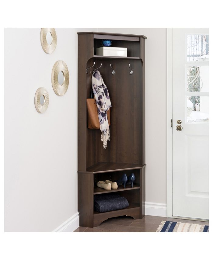 Prepac Corner Hall Tree Macy's