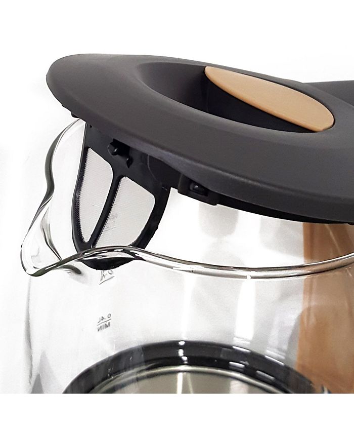 Emerald Electronics USA Inc. Emerald 1.2L Electric Glass Tea Kettle
