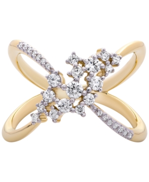 image of Diamond Open-Work Ring (1/2 ct. t.w.) in 14k Gold