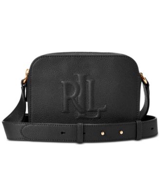ralph lauren pebbled leather crossbody bag