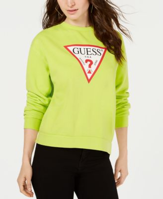 yellow guess sweatshirt