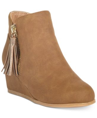 wedge booties for girls