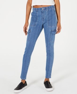 Dickies - Pinstripe-Denim Skinny Carpenter Pants