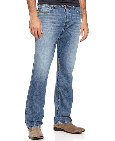 Lucky Brand Men's 181 Relaxed-Fit Straight Light Cardiff Jeans