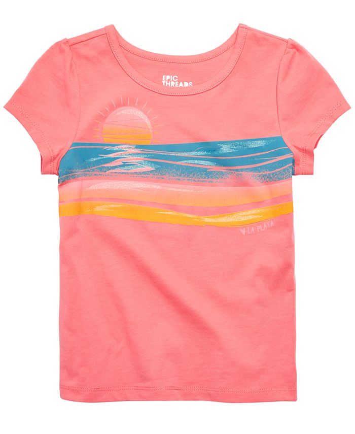 Epic Threads Little Girls Sunset T-Shirt, Created for Macy's & Reviews ...