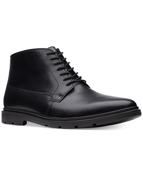 Bostonain Men S Luglite Mid Plain Toe Waterproof Casual Boots